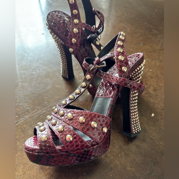 Michael Kors Collection Python Platforms - Picture 3 of 8